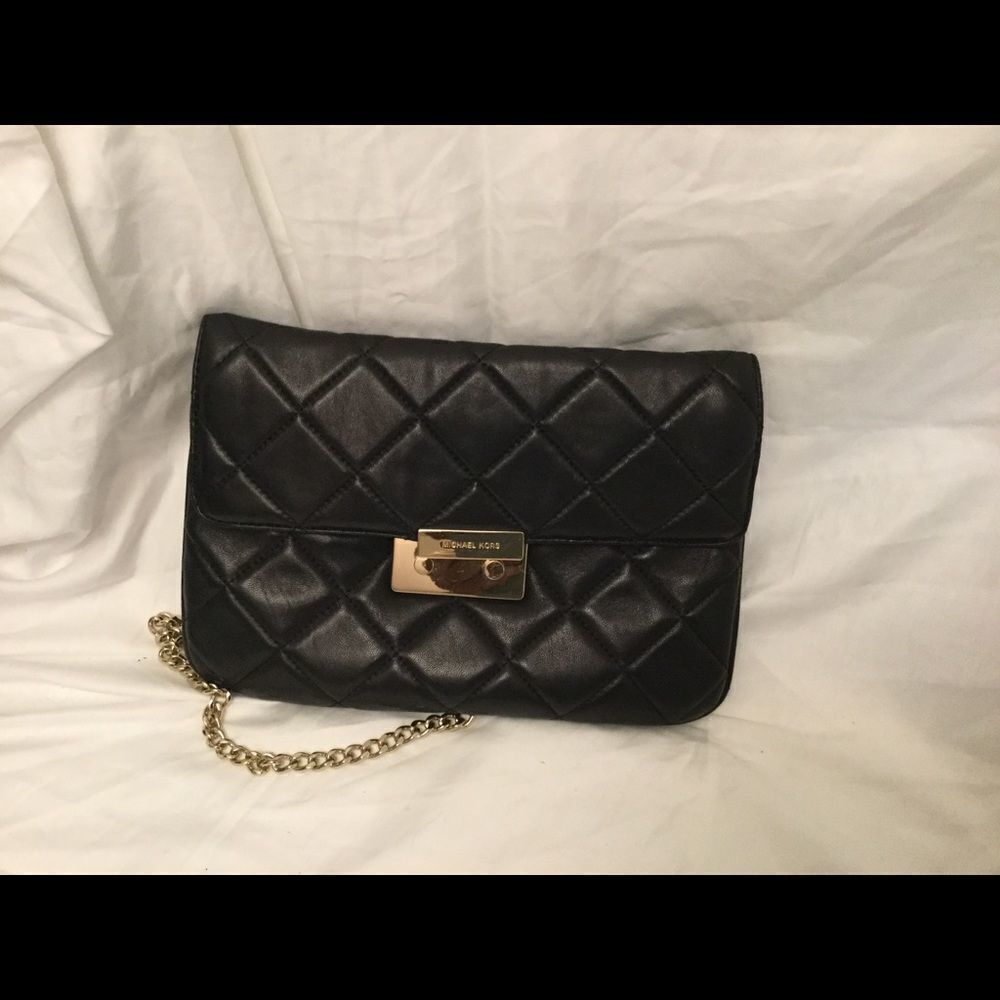 MICHAEL Michael Kors Quilted Soft Leather Flap Bag